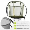 Trampolina ogrodowa dla dzieci HyperMotion - 244 cm 8FT - z drabinką i siatką wewnętrzną - do domu i ogrodu